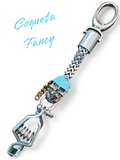 LA COQUETA FANCY BLUE GLOVE CLIP