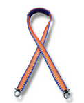 Orange and Blue Paracord Strap