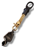 The Black and Gold Skull glove clip "2"