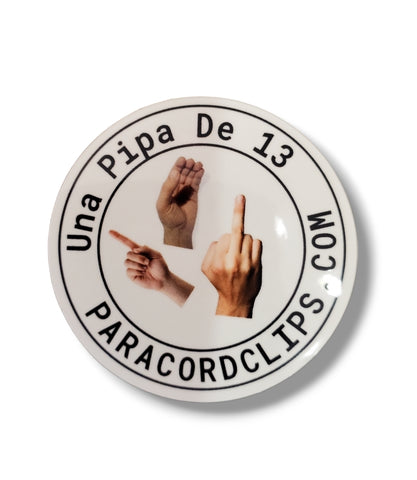 UNA PIPA DE 13! STICKER