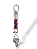 The Red and Blue Glove Clip