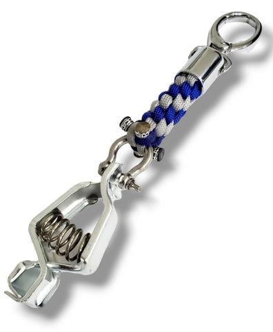 The Blue and Silver Glove Clip