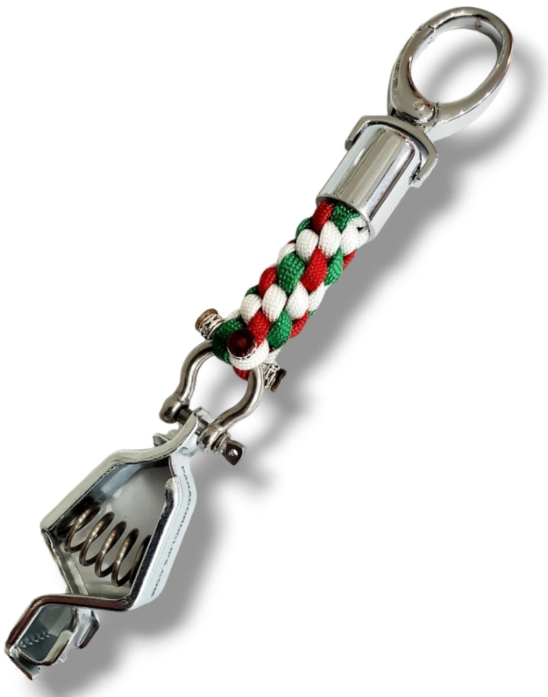 The Red , White and Green Glove Clip