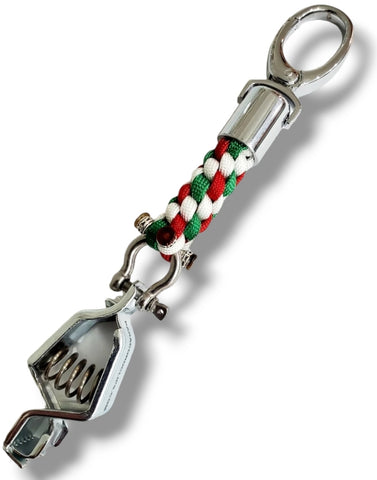 The Red , White and Green Glove Clip