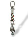 The Red , White and Green Glove Clip