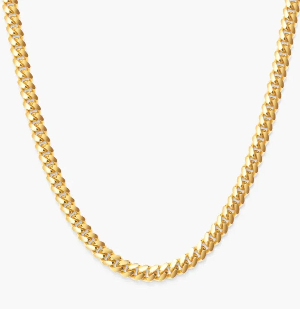 Gold Cuban link Chain