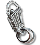 316 stainless steel hand made key chain