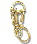 Beautifull Gold color Brass key chain