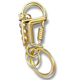 Beautifull Gold color Brass key chain