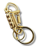 Beautifull Gold color Brass key chain
