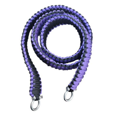 Purple and Black Paracordstrap