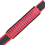 Black and Red Paracord Strap