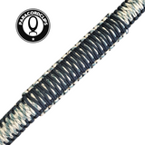 Desert Camo and Black Paracord Strap