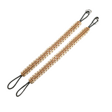 Chocolate Brown and Tan Bottom Paracord Strap