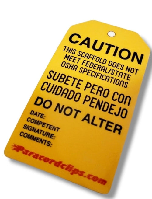 3 STICKER PACK SCAFFOLD TAGS
