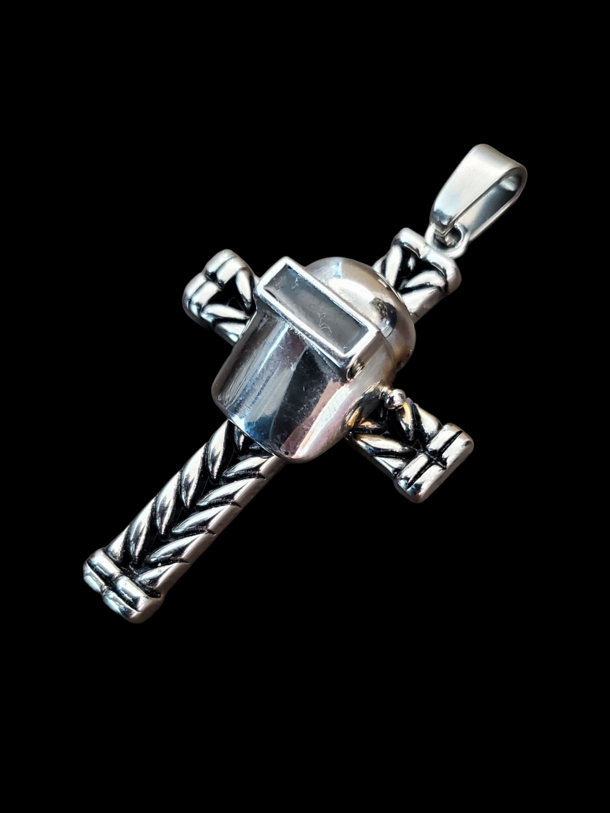 The Welder Cross Pendant