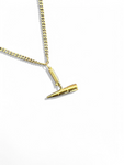 Gold Tig Rig Pendant and Necklace SET