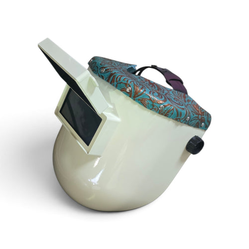 CLIMBCORE SLIMPRO TURQUOISE FLORAL LEATHER HOOD CHOPPED