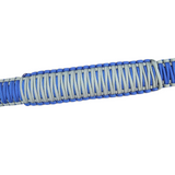 Blue and Silver Paracord TOP and Bottom Strap combo