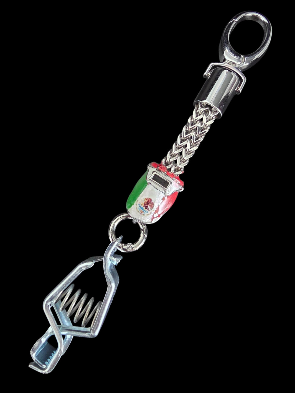 THE MEXICAN FLAG LEATHER HOOD GLOVE CLIP