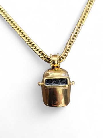THE WELDER PENDANT SET GOLD