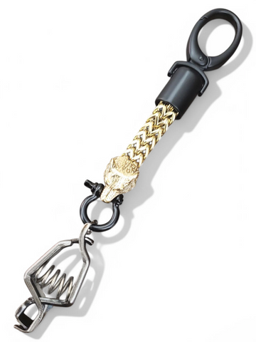 The Black and Gold Wolf Glove Clip