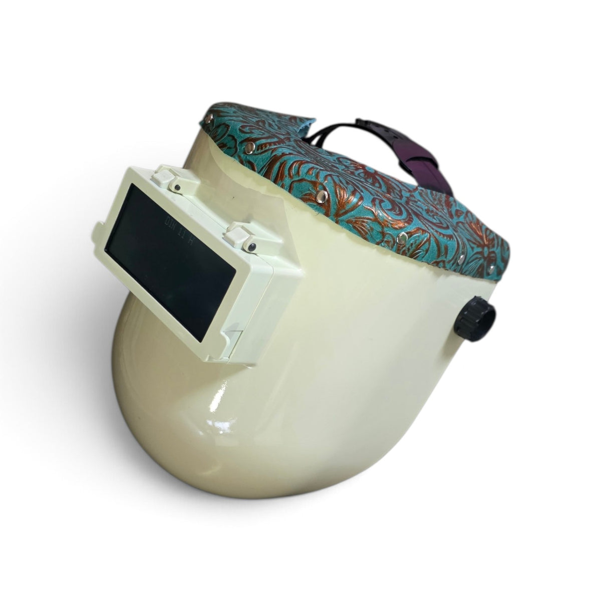 CLIMBCORE SLIMPRO TURQUOISE FLORAL LEATHER HOOD CHOPPED