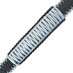 Black and Gray Paracord Strap