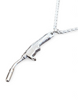 Mig Torch Pendant and Necklace SET