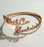 In ❤ With An Electrician Bracelet "adjustable"