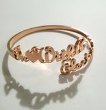 In ❤ With An Electrician Bracelet "adjustable"