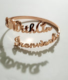In ❤ With An Iron Worker Bracelet "adjustable"