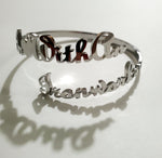 In ❤ With An Iron Worker Bracelet "adjustable"