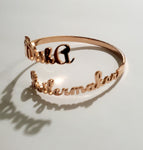 In ❤ With A Boilermaker Bracelet "adjustable"
