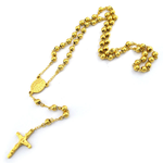 STAINLESS STEEL ROSARY GOLD