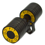 The Dumbell pendant Black