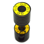 The Dumbell pendant Black