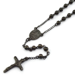 STAINLESS STEEL ROSARY BLACK