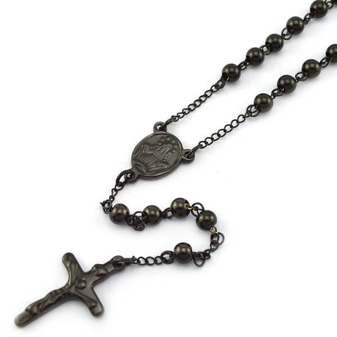 Stainless rosary on sale