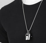 Welding Hood Pendant and Necklace SET