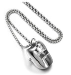 Welding Hood Pendant and Necklace SET