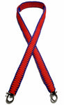 Red and Blue Paracord Strap