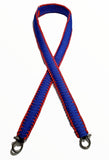 Red and Blue Paracord Strap