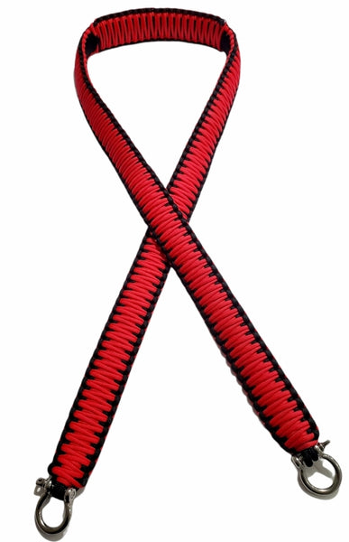 Black and Red Paracord Strap – Paracordclips LLC