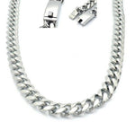 316 L Stainless steel large cuban style link chain