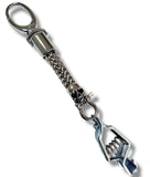 Stainless Steel "The Skull" Glove Clip With Shackle