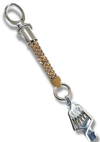 Custom stianless steel glove clip gold and silver