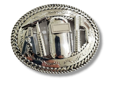 Welder belt buckle