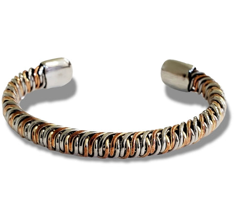 Two Tone Welder bracelet Adjustable